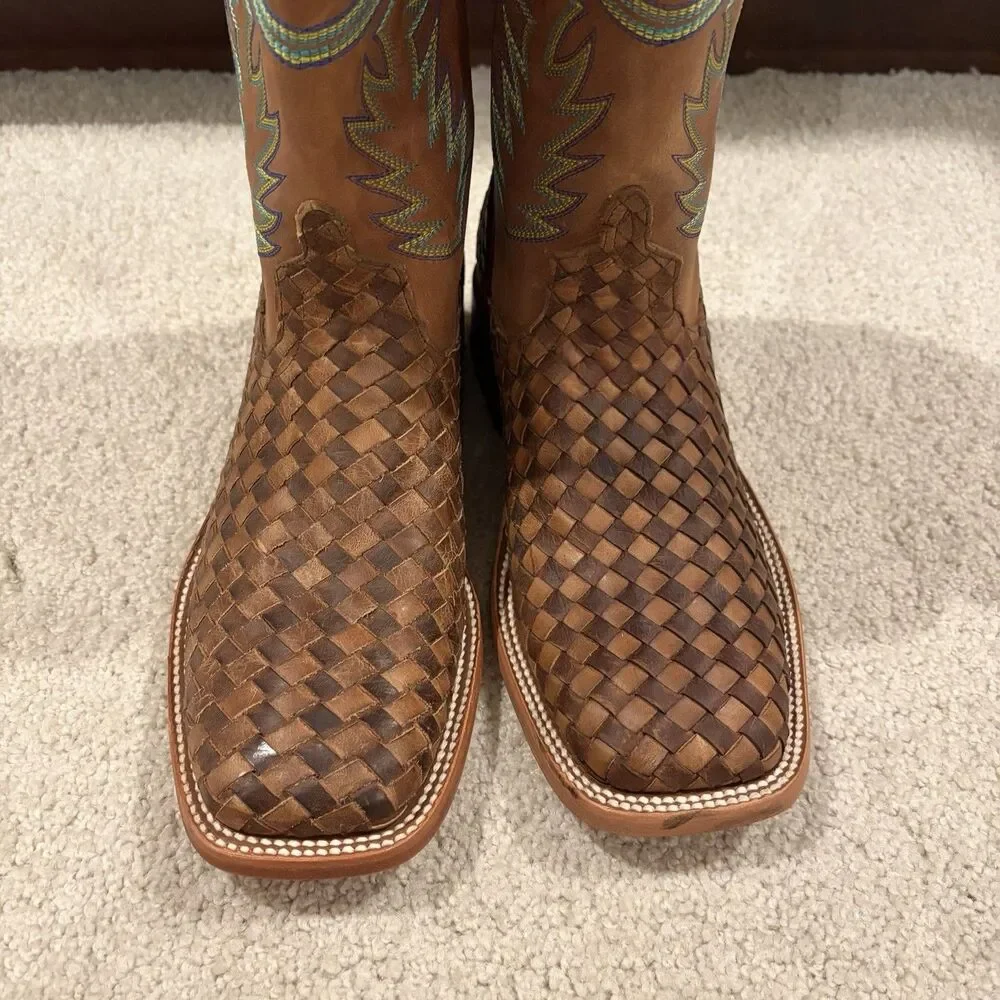 Try On Demo Horse Power Men’s Unbeweavable Western Boots Leather HP1758 Size 9.5